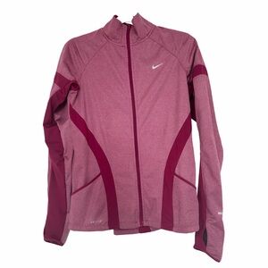 Nike Running Women's Dri-Fit Berry Full-Zip Jacket Size Small